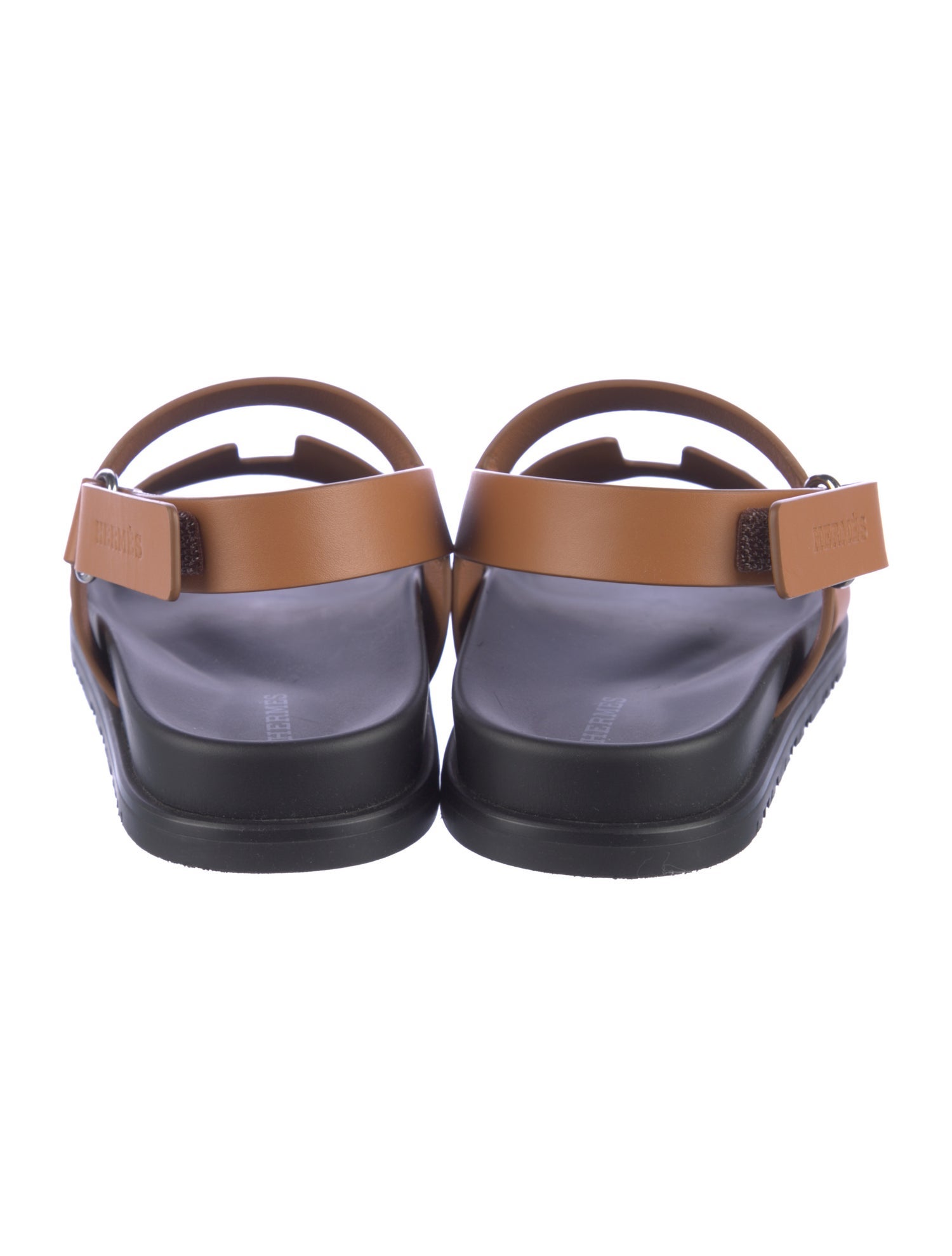 Hermès Genius Leather Slingback Sandals